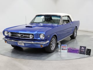 1965 Ford Mustang Convertible 302ci - Estoril Blue Metallic 