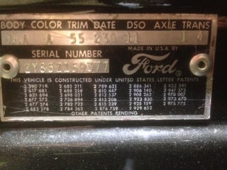 1962 Ford Thunderbird Roadster 427 V8