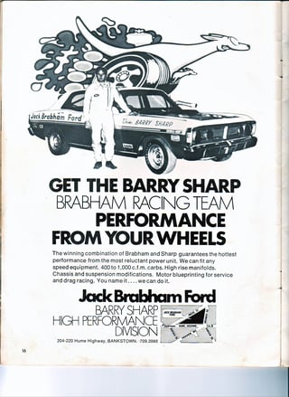 1971 XY Fairmont 351 V8 Brabham Special