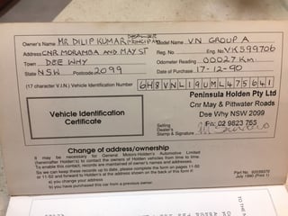 1990 HSV VN SS Group A Commodore #124