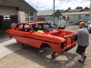 1971 Ford Falcon XY GT Replica - Vermilion Fire Sunroof 