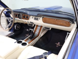 1965 Ford Mustang Convertible 302ci - Estoril Blue Metallic 