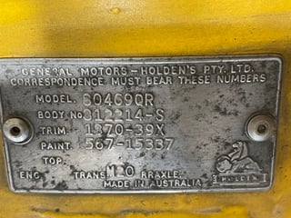 1974 HQ Holden GTS Monaro - Chev 350