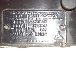 1971 LC Holden Torana S