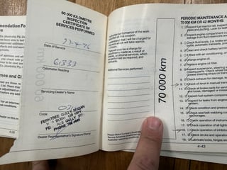 1991 Nissan Pintara Ti - 86,534km - Burgundy Metallic