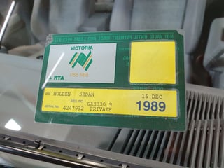 1986 HDT VL Commodore SS Group A #333 - 5,342 km