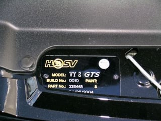 HSV VY Series II GTS Sdn