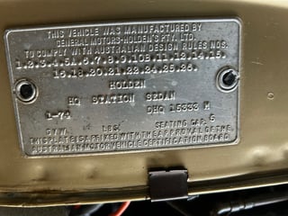 1974 Holden HQ Premier Station Wagon 