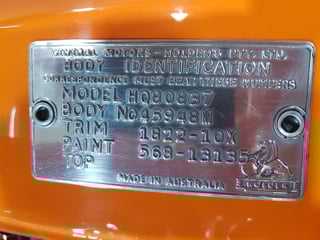 1972 HQ GTS Monaro Coupe 253 V8