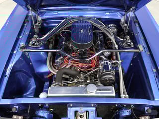 1965 Ford Mustang Convertible 302ci - Estoril Blue Metallic 