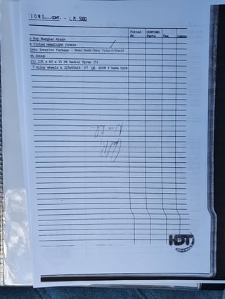 1984 VK HDT Commodore LM5000 Build No.1331