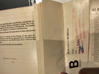 1980 VC HDT Brock Commodore Build No. 195