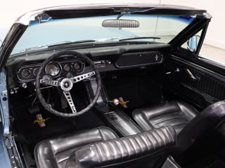 1966 Ford Mustang Convertible GT - 289 4V - Silver Blue