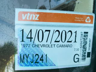 1977 Chevrolet Camaro - Ex Cannon Ball Run