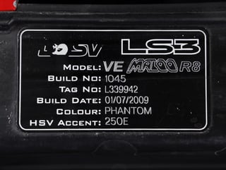 2009 HSV VE Maloo R8 Ute