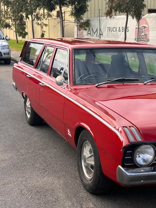 1969 Chrysler Valiant VF Pacer Wagon - Little Hood Riding Red