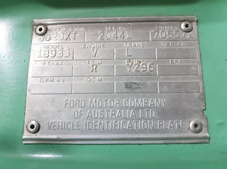 1980 XD Falcon Police Car