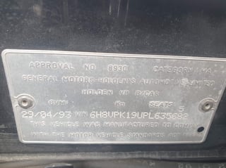 1993 HSV VP Clubsport 5000i