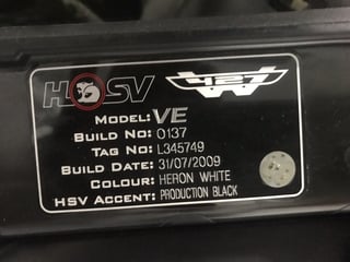 2009 HSV W427 - 339 Klms