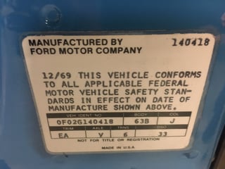 1970 Mustang Boss 302