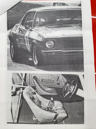 Genuine Bob Jane Racing 1972 HQ GTS 350 Monaro - Improved Production Race Car (Withdrawn)