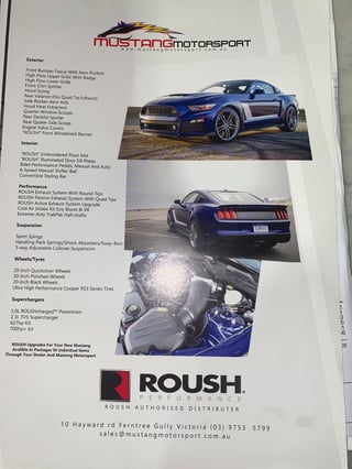 2016 Ford Mustang GT - Roush R727 Ford Performance