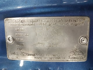 1975 HJ GTS Monaro 4.2L V8