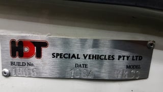 1984 VK SS HDT Commodore - Brock Build # 1565