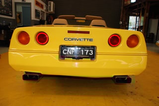 Convertible Chevrolet Corvette 1988