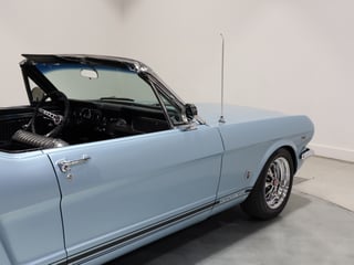 1966 Ford Mustang Convertible GT - 289 4V - Silver Blue