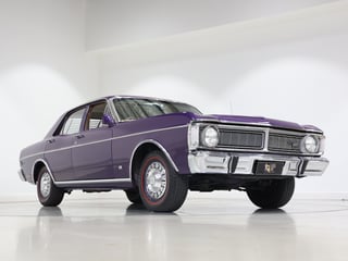 1971 Ford XY Falcon 500 6cyl Top Loader - Wild Violet Sunroof