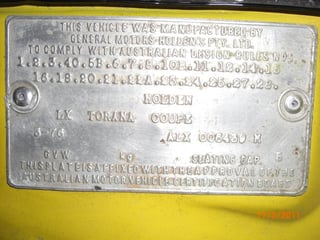 LX SS Hatchback Torana