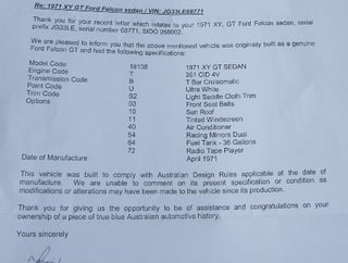 XY Falcon GT (Withdrawn)