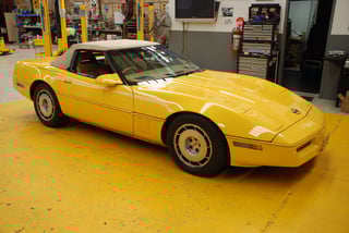 Convertible Chevrolet Corvette 1988