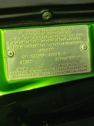 1976 Holden LX Torana SL/R 5000 Tribute …