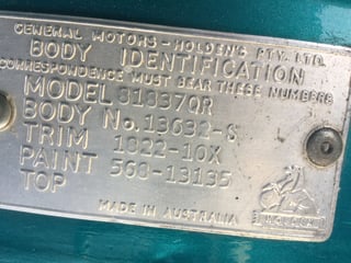 1971 HQ GTS Monaro 350 V8 4 speed manual