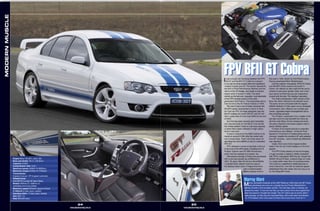 2008 FPV BFII Falcon GT Cobra No.307