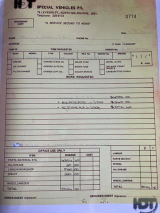 1982 VH SS Group 3 Brock Commodore #775