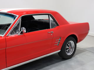 1966 Ford Mustang Coupe 289ci LHD- Candy Apple Red