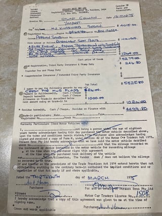 1975 Holden HJ Kingswood 4.2 V8 4 Speed Manual