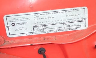 E38 R/T Valiant Charger