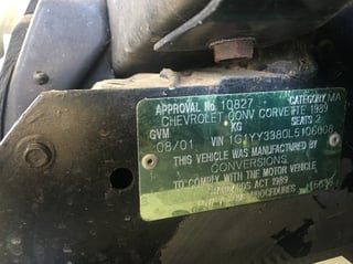 1989 Chevrolet Corvette C4 Convertible