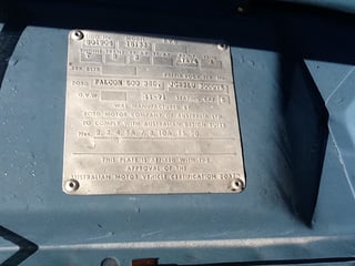 XY Falcon 351 V8 Police car