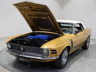 1970 Ford Mustang Convertible 302ci - Bright Gold 