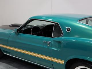 1969 Ford Mustang Mach 1 351ci Windsor - Silver Jade Metallic