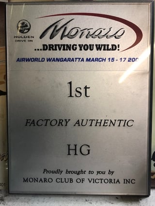 1970 HG GTS Monaro - 308 V8 4 Speed Manual