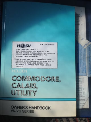 1991 HSV VG Maloo Ute #74