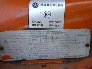 VJ Valiant Charger R/T Replica