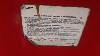 1982 VH HDT SS Commodore Group 2 Build No 659 - Maranello Red