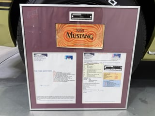 1969 Ford Mustang Mach 1 351 4V Windsor 4sp Man - Lime Gold